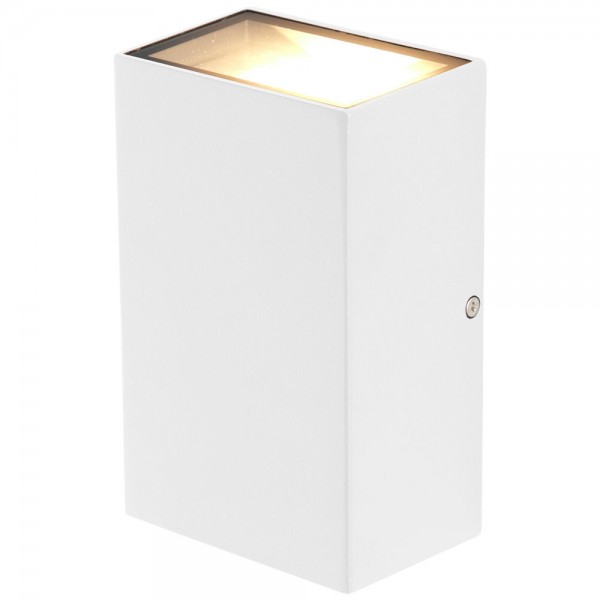 EVN 2-flammige rechteckige LED Leuchte 160x100x66mm 100-240V 12W 456lm 3000K IP54 >80° weiß