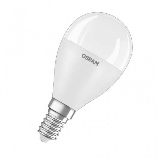 Osram / Ledvance Star Tropfen P LED 6.5-60W 865 tageslichtweiß 806lm E14 matt 150° 220-240V
