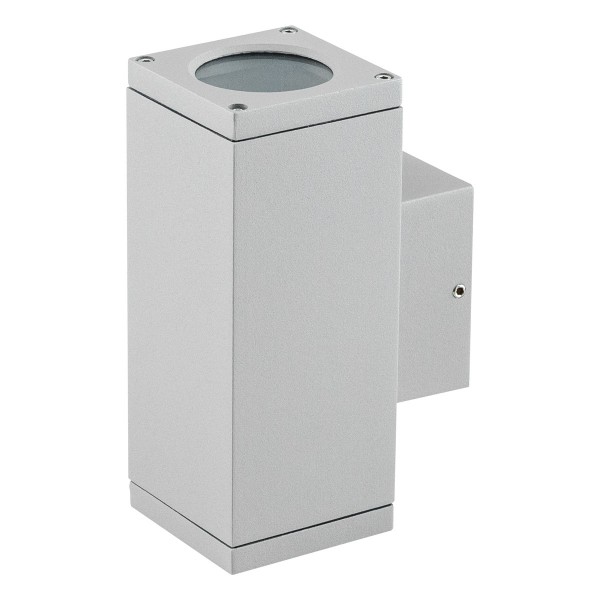 EVN 2-flammige Wandleuchte grau rechteckig 155x63x96mm 220-240V IP54