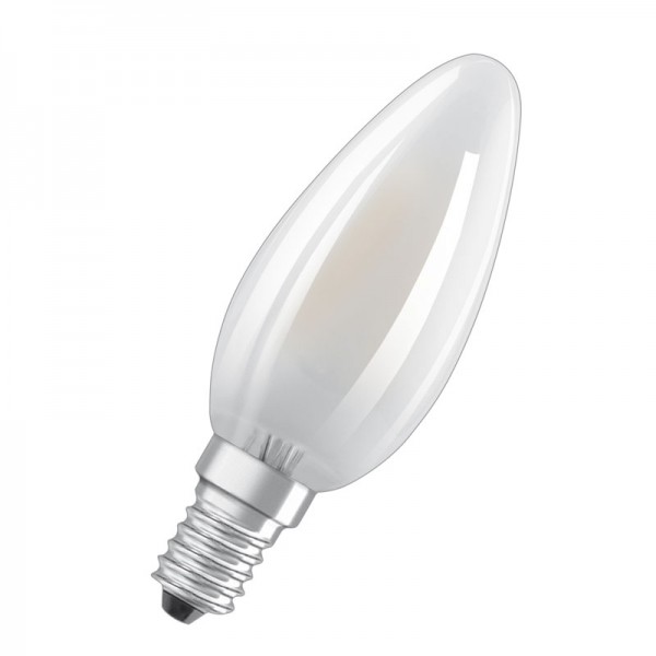 Osram Superstar Classic B35 LED 2.8W/827 warmweiß 250lm matt dimmbar E14