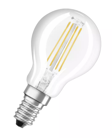 Osram Star Classic P45 LED Filament 5.5-60W/827 warmweiß 806lm E14 klar 300°