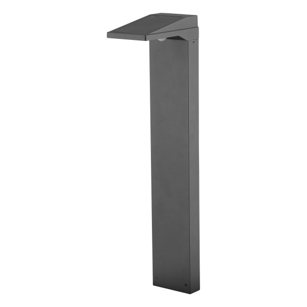 EVN LED Solar Wegeleuchte anthrazit rechteckig 190x113x650mm 1W 3000K 96lm 41-80° 3,7V IP54