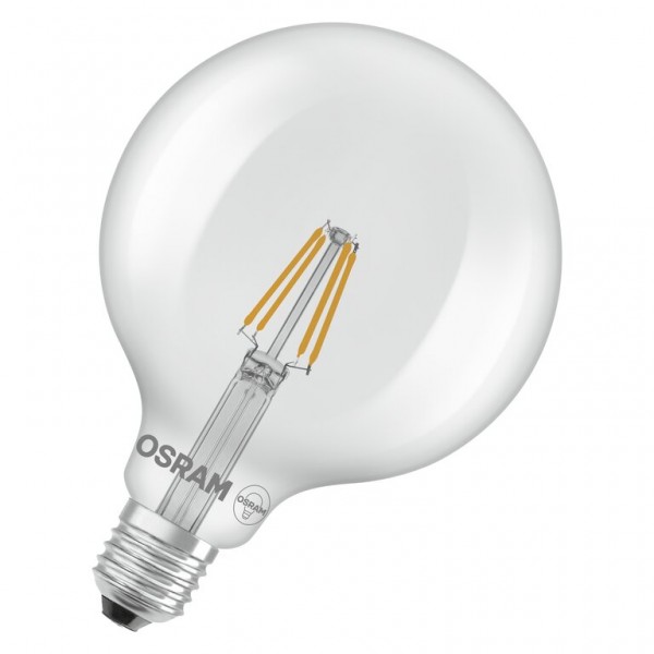 Osram / Ledvance Star Globe G125 LED Filament 3.4-40W 827 warmweiß 470lm E27 klar 300° 220-240V