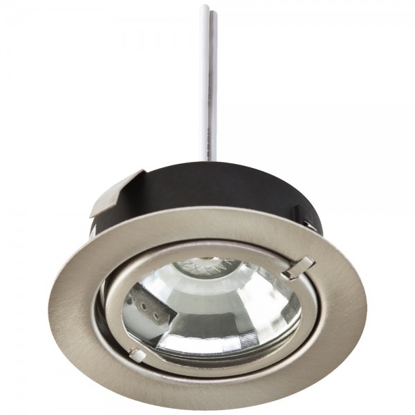 EVN Spot Chrom satiniert rund 72x24mm 12V IP20