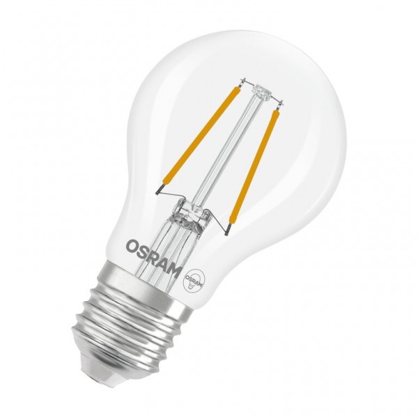 Osram / Ledvance Superstar Classic A LED Filament 1.8-25W 827 warmweiß 250lm dimmbar E27 klar 320° 220-240V