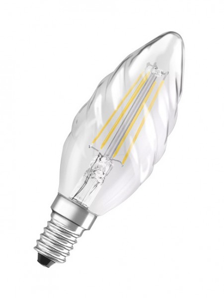 Osram Star Classic BW=gedreht LED Filament 2.5W/827 warmweiß 250lm klar E14