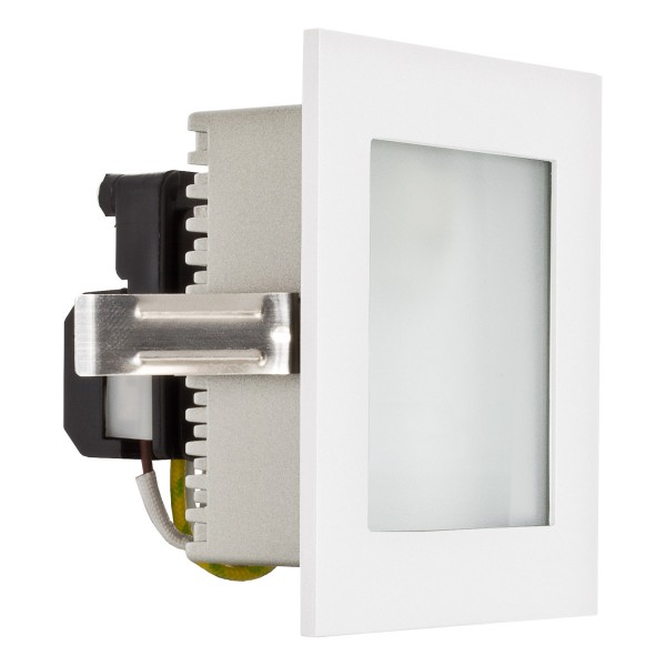 EVN Blendfreie Leuchte weiß viereckig 90x90x68mm 230V IP20