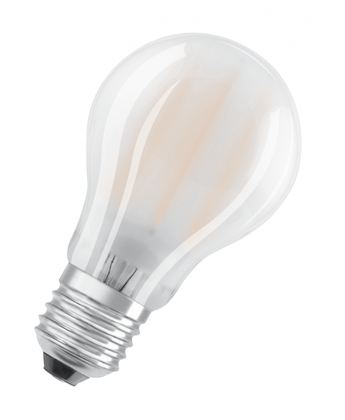 Osram / Ledvance Base Classic A LED Filament 6.5-60W 827 warmweiß 806lm E27 matt 300° 4er Pack 220-240V