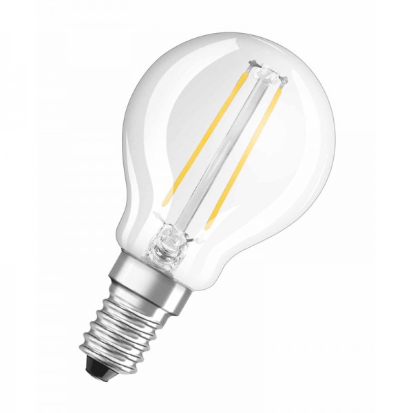 Osram Retrofit P25 LED Filament 2.1W/827 warmweiß 250lm klar E14