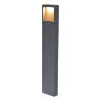 EVN rechteckige LED Wegeleuchte 120x40x650mm 200-240V 6W 218lm 3000K IP54 41-80° anthrazit