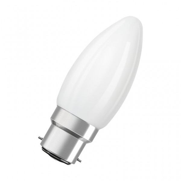 Osram / Ledvance Superstar Kerze B LED Filament 3.4-40W 827 warmweiß 470lm dimmbar B22d matt 320° 220-240V