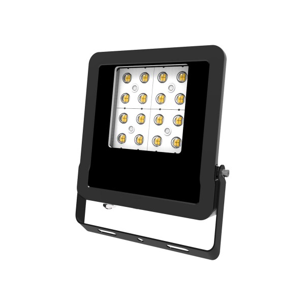 EVN LED Strahler schwarz schwenkbar rechteckig 203x39x235mm 50W 4000K 6000lm >80° 220-240V IP65