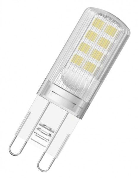 Modee Alu-Plastik Pin SMD LED 2.6-30W 840 kaltweiß 320lm G9 klar 300° 1er Blister 220-240V