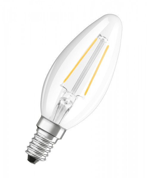 Osram Superstar Classic P45 LED 2.8W/827 warmweiß 250lm klar dimmbar E14