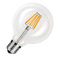 Modee LED Filament Globe G95 8-60W/827 E27 750lm klar echt warmweiß nicht dimmbar Ballform 360° ersetzt 60W Modee LED Filament Globe G95 8-60W/827 E27 750lm klar echt warmweiß nicht dimmbar Ballform 360° ersetzt 60W