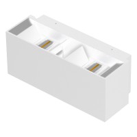 EVN LED Leuchte weiß verstellbar rechteckig 100x242x98mm 18W 3000K 287.5lm 200-240V IP54  EVN LED Leuchte weiß verstellbar rechteckig 100x242x98mm 18W 3000K 287.5lm 200-240V IP54