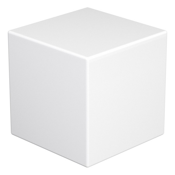 EVN Temperatur- und UV-beständige Quaderleuchte weiß viereckig 430x430x430mm 230V IP55
