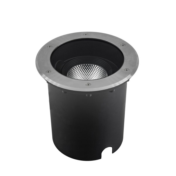 EVN LED Bodeneinbauleuchte Edelstahl Optik justierbar rund 260x227mm 36W 4000K 3200lm 21-40° 110-240V IP67