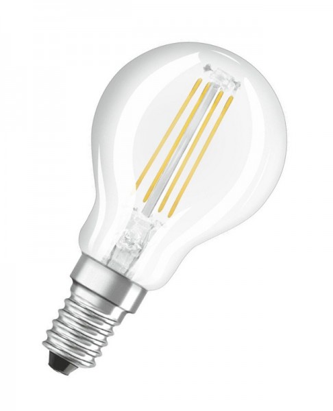 Osram Parathom Classic P LED Filament 4W/827 warmweiß 470lm klar E14