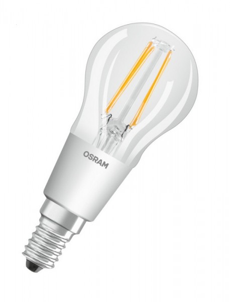 Osram Superstar Classic P45 LED 4.5W/827 warmweiß 470lm klar dimmbar E14