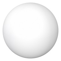 EVN Temperatur- und UV-beständige Leuchte weiß Kugel 800mm 230V IP55  EVN Temperatur- und UV-beständige Leuchte weiß Kugel 800mm 230V IP55