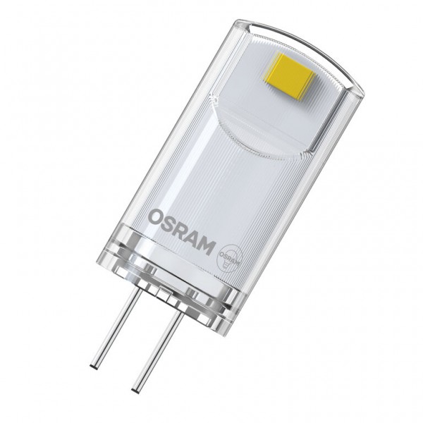 Osram / Ledvance Pin LED 0.6-5W 827 warmweiß 55lm G4 klar 320° 12V