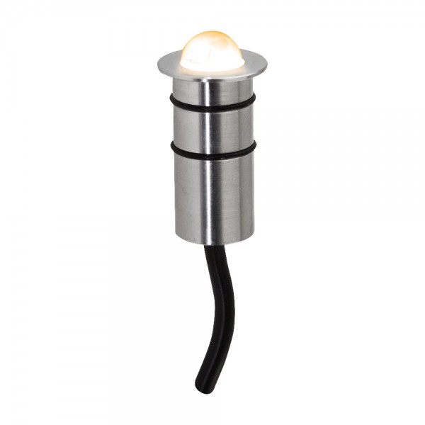 EVN LED Lichtpunkt Edelstahl Optik rund 18x35mm 0,3W 3000K 11-20° 12V IP68