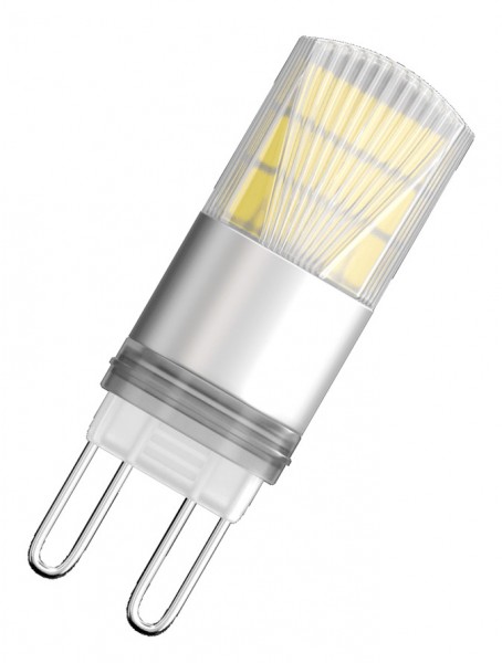 Modee Alu SMD LED 4.2-40W 860 tageslichtweiß 390lm G9 transparent 300° 1er Blister 220-240V