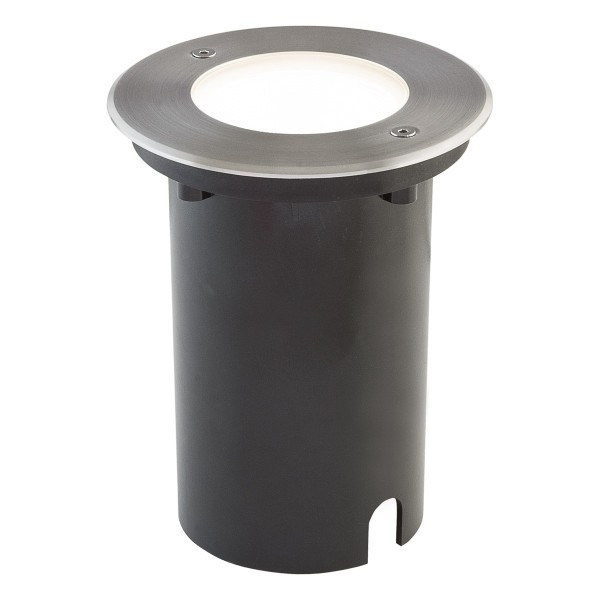 EVN Power-LED Bodeneinbauleuchte Edelstahl Optik rund 125x157mm 11W 4000K 880lm 41-80° 100-240V IP67