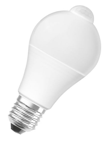 Osram Sensor Classic A60 LED Motion Sensor 11-75W/827 warmweiß 1055lm E27 matt 200°