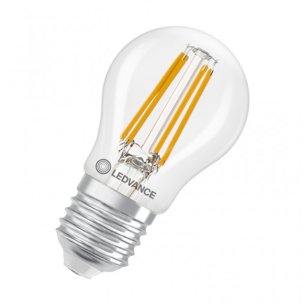Osram / Ledvance Tropfen P LED Filament Performance 3.4-40W 827 warmweiß 470lm dimmbar E27 klar 320° 220-240V