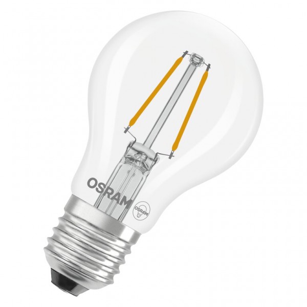 Osram / Ledvance Star Classic A LED Filament 1.8-25W 827 warmweiß 250lm E27 klar 300° 220-240V