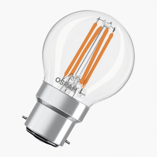 Osram / Ledvance Star Tropfen P LED Filament 4-40W 840 kaltweiß 470lm B22d klar 300° 220-240V
