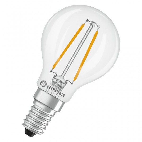 Osram / Ledvance Tropfen P LED Filament Performance 1.8-25W 827 warmweiß 250lm E14 klar 300° 220-240V