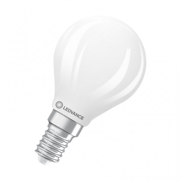Osram / Ledvance Tropfen P LED Filament Performance 3.4-40W 827 warmweiß 470lm dimmbar E14 matt 320° 220-240V