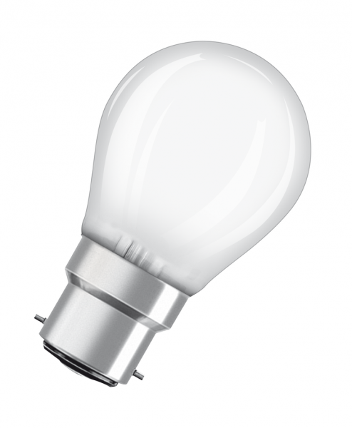 Osram / Ledvance Star Tropfen P LED Filament 4-40W 840 kaltweiß 470lm B22d matt 300° 220-240V