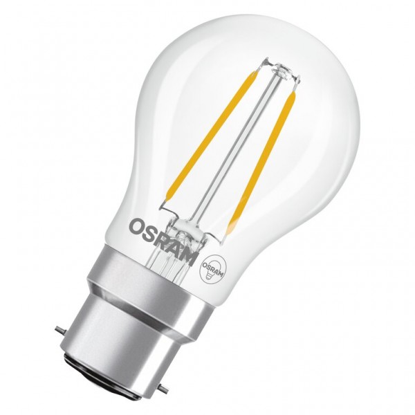 Osram / Ledvance Star Tropfen P LED Filament 1.8-25W 827 warmweiß 250lm B22d klar 300° 220-240V