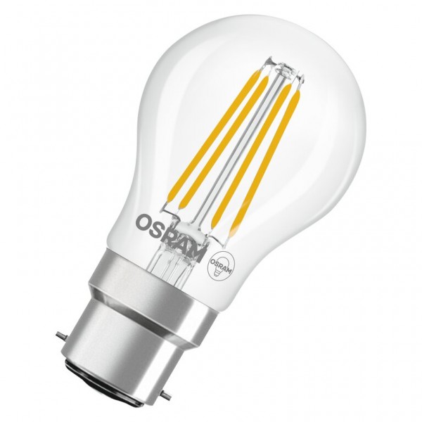 Osram / Ledvance Star Tropfen P LED Filament 3.4-40W 827 warmweiß 470lm B22d klar 300° 220-240V
