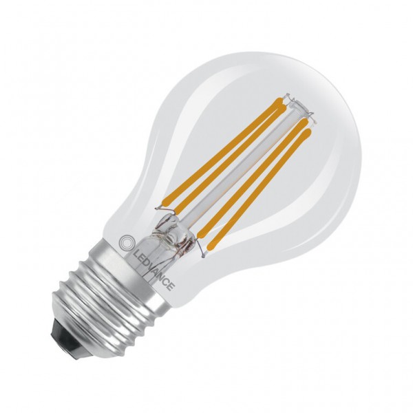 Osram / Ledvance Classic A LED Filament Superior UltraEfficient 3.8-60W 827 warmweiß 806lm E27 klar 300° 220-240V