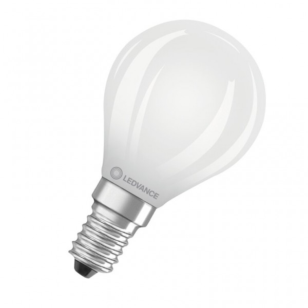 Osram / Ledvance Tropfen P LED Filament Superior UltraEfficient 3.8-60W 827 warmweiß 806lm E14 matt 330° 220-240V
