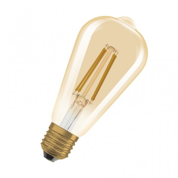 Osram / Ledvance Vintage 1906 Edison ST LED Filament 7.2-60W 824 extra warmweiß 806lm dimmbar E27 klar 300° 220-240V